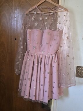Lirika Matoshi Pink Stary Dress